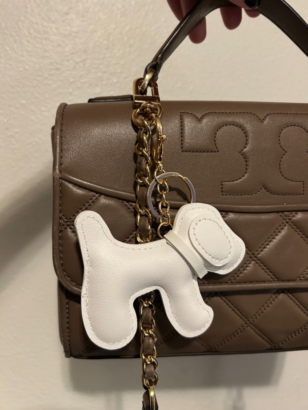🐶NEW Dog Bag Charm/ Keychain Adorable Puppy Dog White - Picture 9 of 9